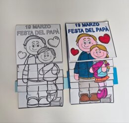 💙 Biglietto pop-up per la Festa del Papà