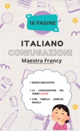 CONIUGAZIONE MODO INDICATIVO- VERBO ESSERE