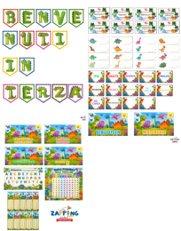 Kit dinosauri classe terza