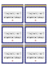 Vocabulary decoding - printable coding sets to practice new vocabulary (all topics and grammatical constructions)