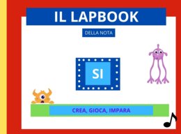 KIT LAPBOOK + SCHEDE DIDATTICHE SULLA NOTA "SI"