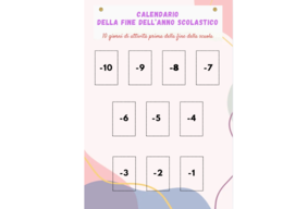 Calendario fine anno scolastico - Scuola dell'infanzia