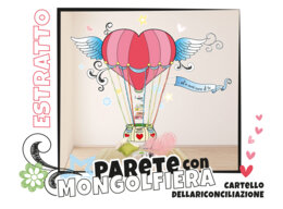 MONGOLFIERA da parete + Cartello della RICONCILIAZIONE