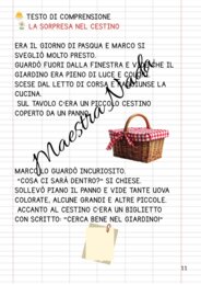 “Leggere, Capire e Scrivere con la Pasqua” percorso completo di italiano, attività pronte all’uso (classe seconda)