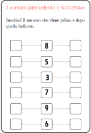 Matematica- Precedente e successivo