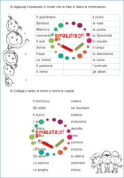 Sintassi: Esercitazioni sull'uso del predicato
