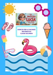 COMPITI DELLE VACANZE CLASSE SECONDA MATEMATICA