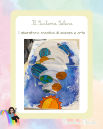 Il Sistema Solare - Laboratorio di scienze e arte con effetto galassia