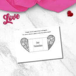 Biglietto doodle art San Valentino