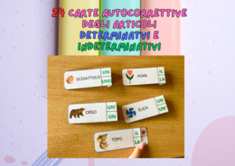 Carte autocorrettive: padroneggia gli articoli determinativi e indeterminativi!