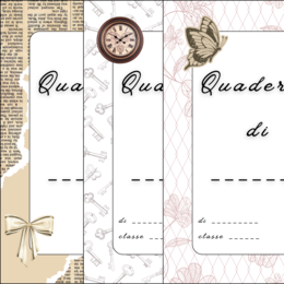 Copertine per Quaderni stile Vintage