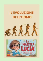 l'evoluzione dell'uomo