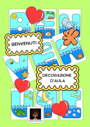 CARTELLONE BENVENUTI (lettere A4 verticale)