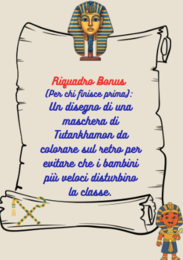 DETECTIVE DEL TEMPO: Missione Egitto –  Kit Supplenza Fast "Pronto all'Uso"