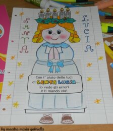 SAnta Lucia:filastrocca con errori da correggere