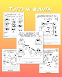 COPERTINE QUADERNI "TUTTI IN QUINTA"