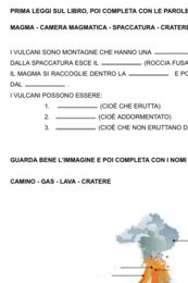 I VULCANI E I TERREMOTI