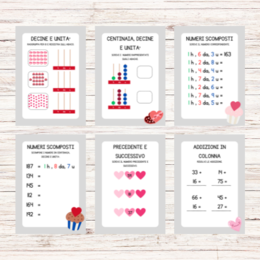 Schede didattiche matematica San Valentino