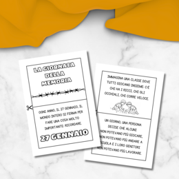 Libretto per spiegare la Giornata della Memoria