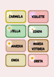etichette nomi 3