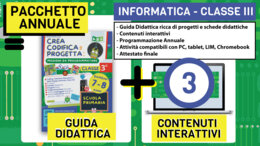 PACCHETTO 3 Informatica e Coding 7-8 Anni – Guida 3 + Percorso Digitale 3