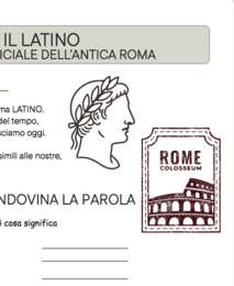 Romani: il latino, la lingua dell'antica Roma - materiale adatto per la didattica a stazioni