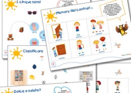Schede gioco per la scuola dell'infanzia