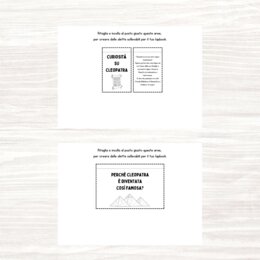 Lapbook su Cleopatra