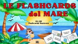 KIT 20 FLASHCARDS SUL MARE – Gli ambienti geografici – Classe 3^