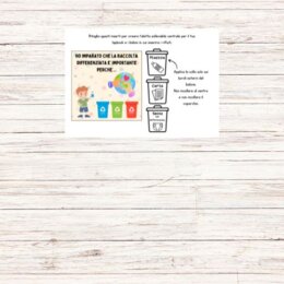 Lapbook sulla raccolta differenziata