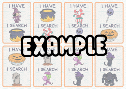 I have/I search - Halloween CARDS