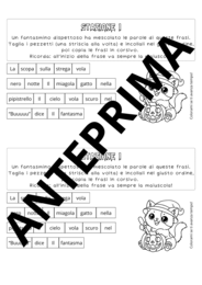 Esercizi... DA PAURA! Didattica a stazioni a tema Halloween - ITALIANO classe seconda