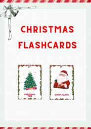 Christmas flashcards