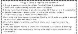 Comprensione del testo - Alexander Fleming