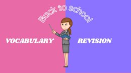 Back to school - Vocabulary revisione: the odd-one out