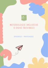Metodologie inclusive e dove trovarle - PHOTOVOICE