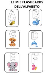 Flashcards dell'alfabeto