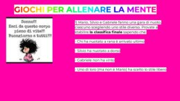 Giochi di osservazione e logica (pdf da scorrere alla Lim ) con soluzioni