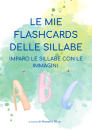 Flashcard delle Sillabe Associative – Imparo a Leggere con le Immagini (Alta Leggibilità - BES / DSA)