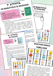 Modulo 5 di "In viaggio verso la scuola primaria con gli albi illustrati": "Un barattolo di emozioni" e "In viaggio"