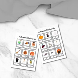Halloween flashcards in inglese