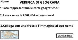 Verifica di geografia: cartografia