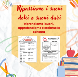 Suoni dolci e suoni duri - ripasso delle regole e schema