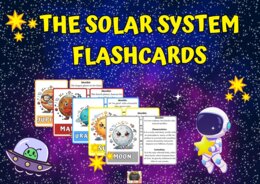 🚀 The Solar System Flashcards - CLIL & English Version