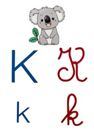 Alfabeto da parete 26 lettere