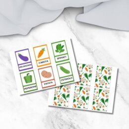 Flashcards verdura in italiano
