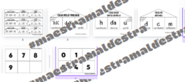 casa delle migliaia, delle unità semplici e dei decimali in pdf + casette in formato ridotto