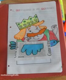 lettera Q di Quotidiano di re Quirino