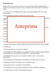 Il pacchetto rosso; una recita natalizia per parlare di gentilezza e condivisione-per tutte le classi