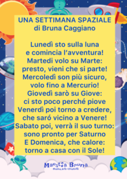 FILASTROCCA LA SETTIMANA SPAZIALE
